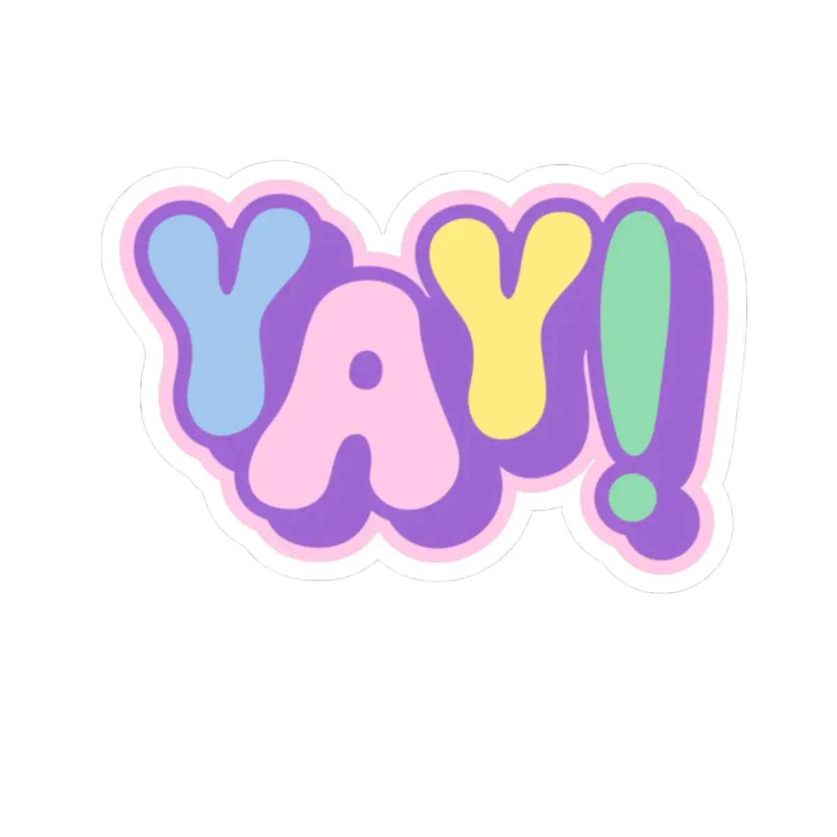 Yay Kiss-Cut Stickers