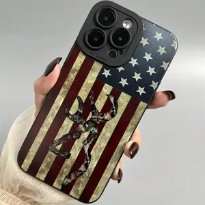 Flag Pattern Phone Case, Anti-drop Cellphone Protective Case, Total Protective Shockproof Mobile Phone Cover for iPhone 11 12 13 14 15 Pro Max iphone 12  cases