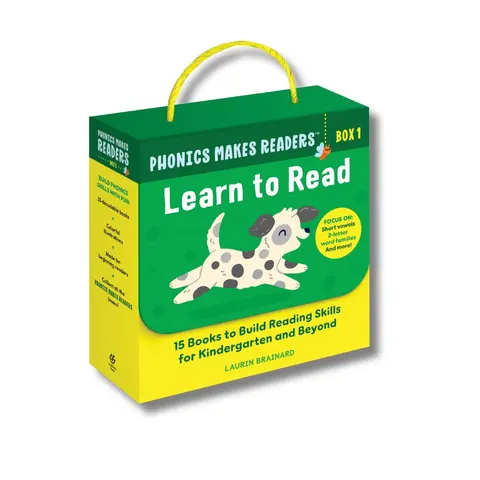 Phonics Makes Readers: Learn to Read Box 1: Decodable Readers, Phonics Books, Science of Reading Set for Back-to-School Preschool & Kindergarten Readiness