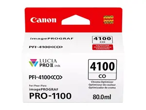 Canon PFI-4100 80ml Pigment Ink Tank for imagePROGRAF PRO-1100 Printer, Chroma