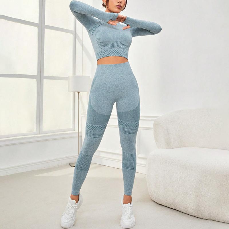 Seamless Workout Clothes Outdoor Sports Suit