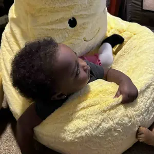 Sweetcrispy Pre-Assembled Memory Foam Beanbag Chair (31in, 24in) for Kids, Ultra-Soft Fabric Fun Toddler Furniture, Modern Home Decor for Nursery, Living Room