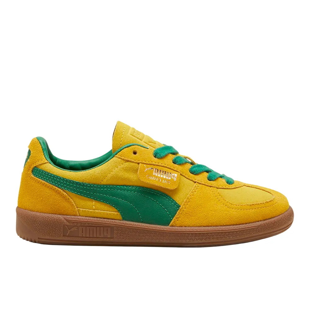 PUMA Mens Palermo Lace Up Sneakers Shoes Casual - Yellow