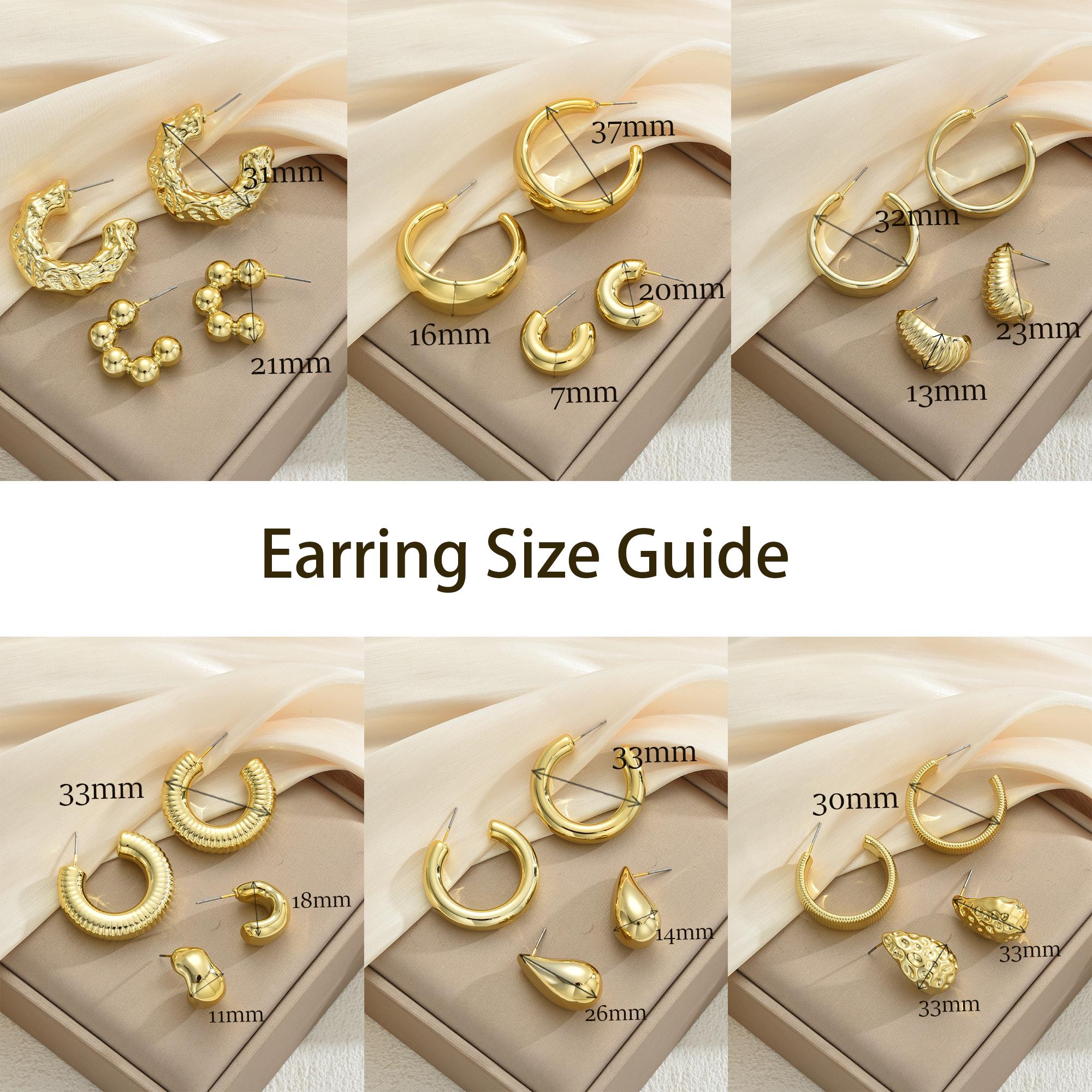 17KM 20 pcs Gold Hoop Earrings Set for Women Multipack, Hypoallergenic Chunky Chain Twisted Hoop Earrings Pack, Fashion Dangle Earrings Jewelry for Gift 17KM 20 pcs Gold Hoop Earrings Set for Women Multipack, Hypoallergenic Chunky Chain Twisted Hoop Earrings Pack, Fashion Dangle Earrings Jewelry for Gift