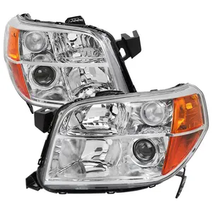 2006-2008 Pilot Projector Style Headlights (Chrome Housing/Clear Lens) 2006-2008 Pilot Projector Style Headlights (Chrome Housing/Clear Lens)