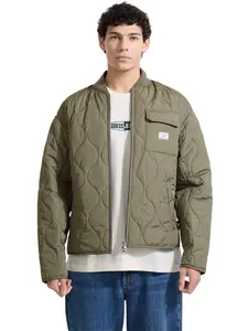 GUESS Jeans Male Quilted Puffer Jacket