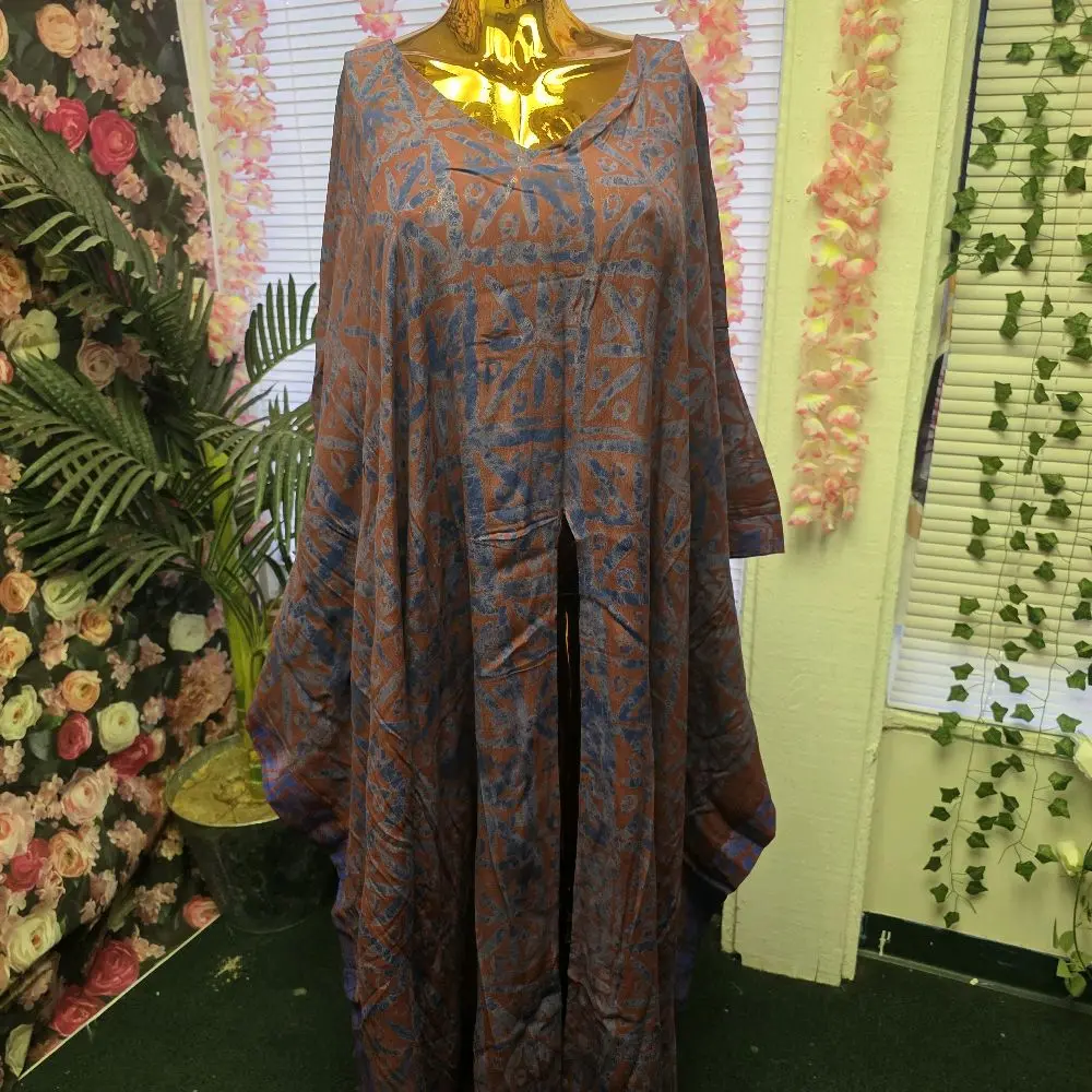 shade Adire kimono top and bottom for lady shade Adire kimono top and bottom for lady
