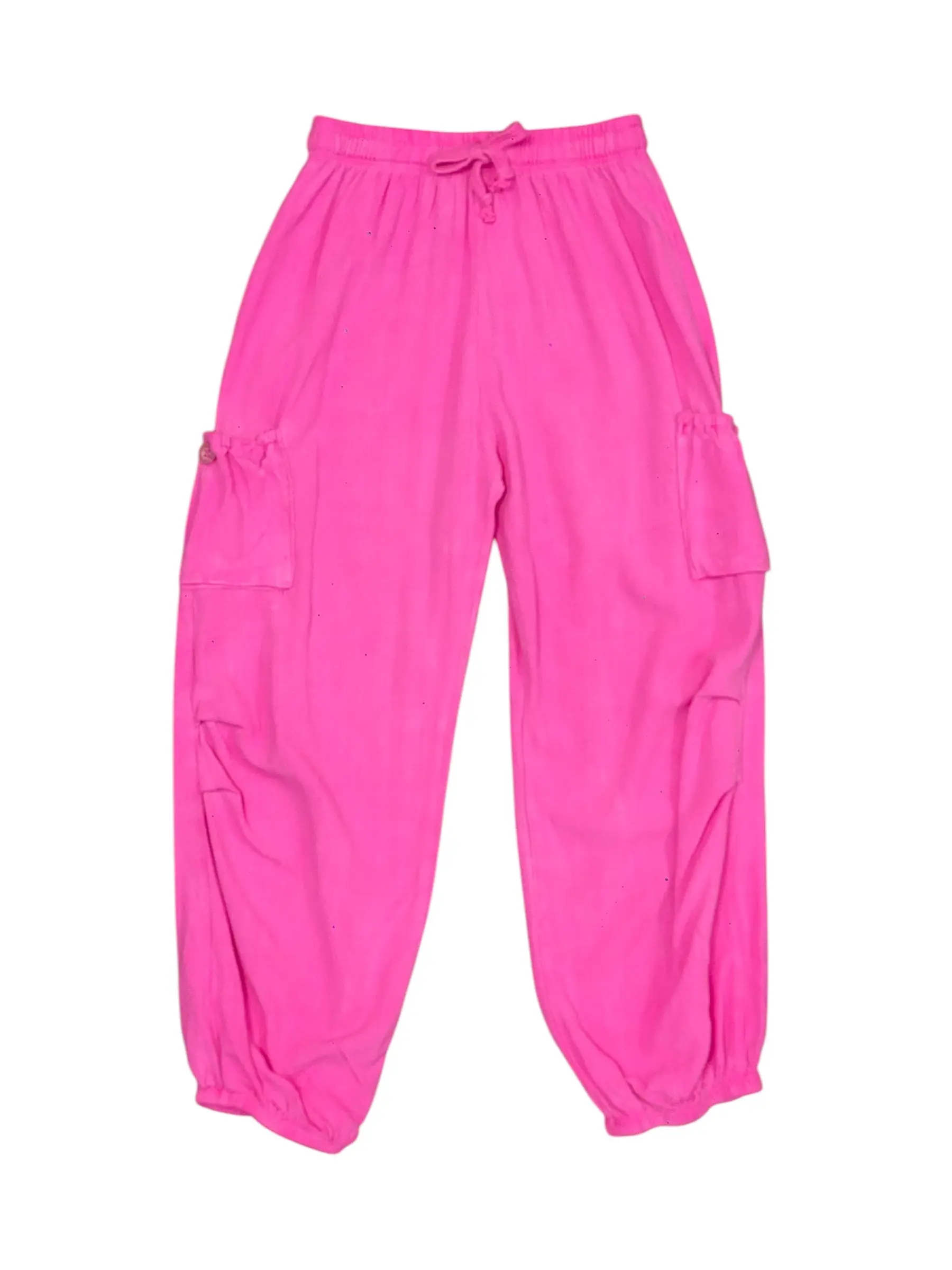 Neon Pink Cargo Pants