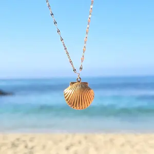 Shell Life Locket Necklace