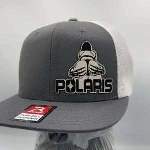 Polaris Custom Patch Hat - Adjustable Snap-Back Style - Classic 112 to Flat Bill Flex Fit - Available in Multiple Colors & Designs - Unisex Baseball Cap