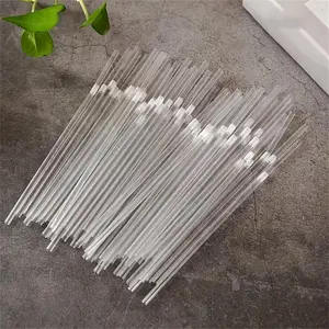 Disposable Straws, 100pcs Flexible Plastic Straws, Disposable Drinking Utensils for Home Kitchen Party Restaurant, Disposable Convenience