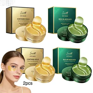 Avocado and gold foil dual effect eye mask, with avocado moisturizing and brightening during the day, and gold foil repairing and soothing at night, effectively reducing swelling and improving dryness. It is a must-have for daily eye care