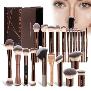 MAANGE 23Pcs Nose Contour Makeup Brush Set,Beginner Friendly,Soft Bristles for Easy Nose Shaping,Professional Brushes for Liquid, Cream & Powder#Summervibes