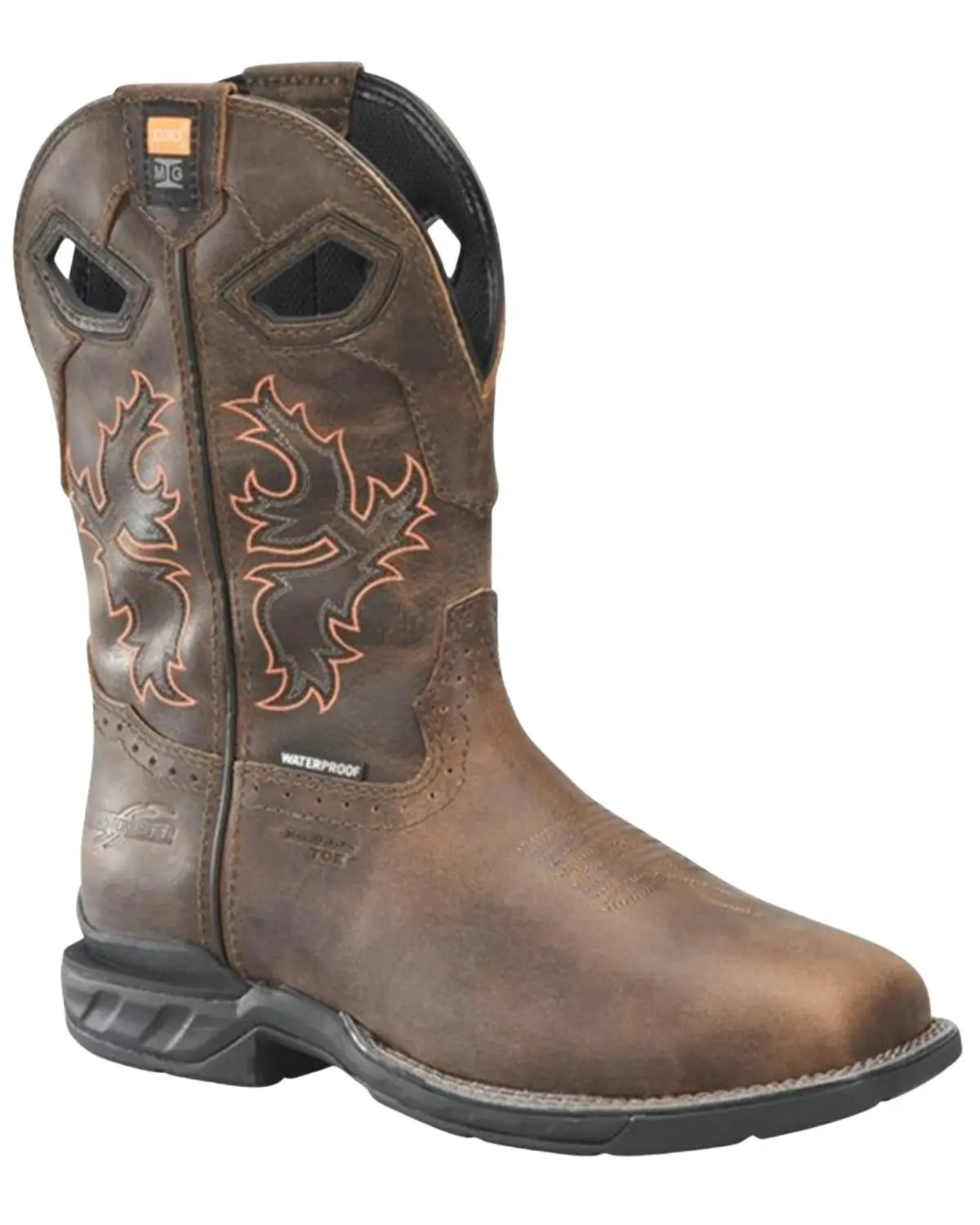Double H Men's Men'S Redeemer Waterproof Met Guard Pull On Work Boot - Dh5379