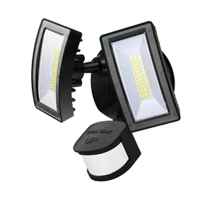 Xbeauty LED Flood Motion Sensor Outdoor Lights, 36W 3000LM 5000K IP54 Waterproof, 5 Lighting Modes, 4 Lighting Durations, 3 Detection Distances, for Garage, Yard, Porch, Black.