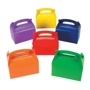 Brightly Colored Favor Boxes - 12 Pc.