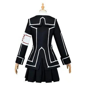 Kuran Yuki Cosplay Anime Vampire Knight Costume Wig Socks Kurosu Yuki School Uniform JK Sailor Dress Suit