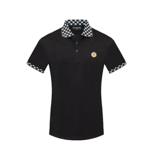 MEN'S COTTON/POLY FANCY POLO SHIRTS-CS200-201
