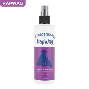 HAPWAG Pet Odor Eliminator Spray – Non-Toxic, Cedar Scent, Safe For Pets & Kids (8oz)