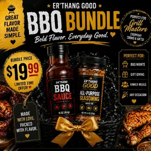 Er'Thang Good BBQ BLAST BUNDLE- Perfect for every meat - Tangy - Savory