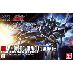 Bandai HGUC Gundam AMX-014 Doven Wolf (Unicorn Ver.) HG 1/144 Scale Model Kit
