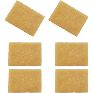 6PCS Rubber Cement Eraser - Glue Runner & Residue Pick-Up Eraser for Removing Adhesive & Residues from Paper, Plastic & More
