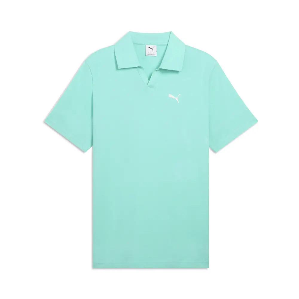PUMA Mens Essentials Resort Short Sleeve Shirt Casual Casual - Blue PUMA Mens Essentials Resort Short Sleeve Shirt Casual Casual - Blue