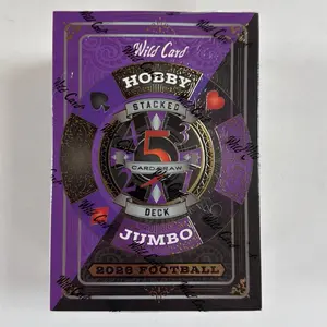 2026 Wild Card Stacked Deck Jumbo Football Box