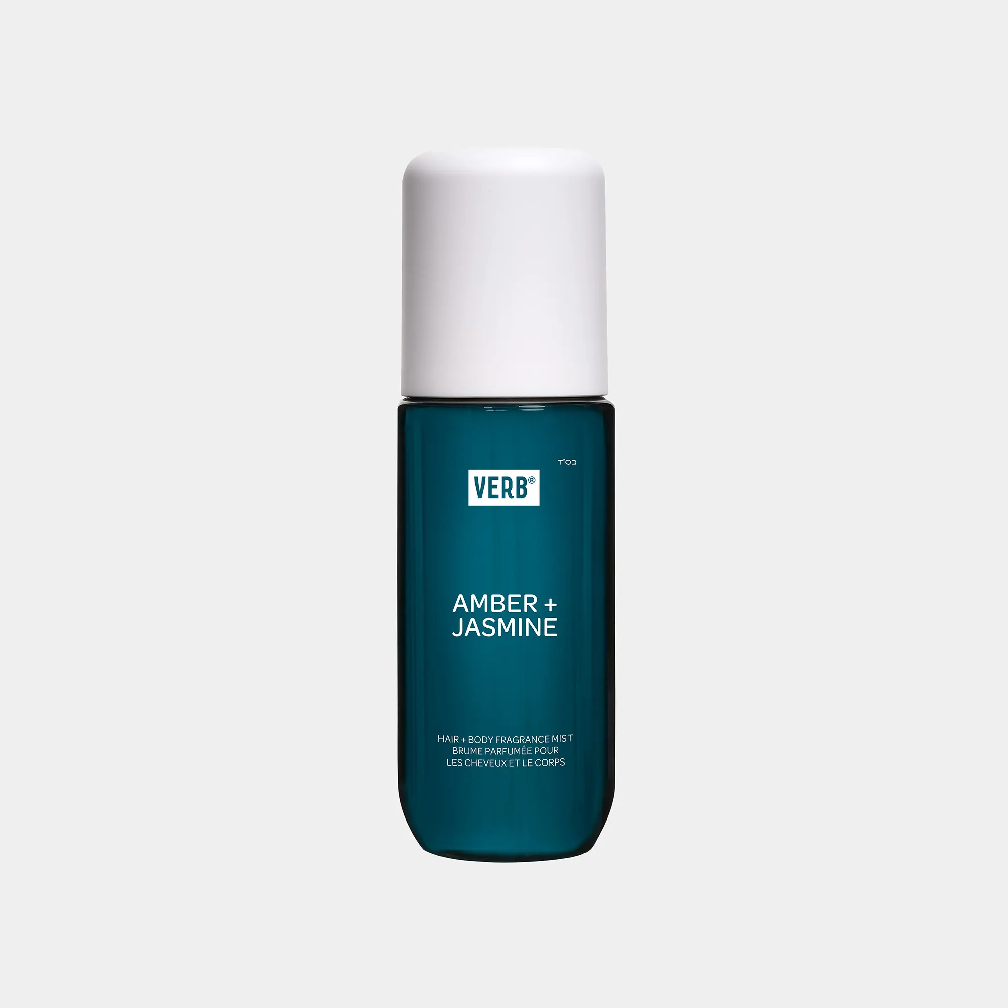 Verb Amber + Jasmine Hair and Body Fragrance Mist - Lively Vibrant Scent with Warm Amber Sweet Jasmine and Calming Sandalwood Notes