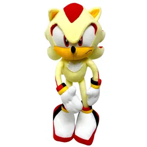 Sonic Hedgehog - Super Shadow The Hedgehog Plush 10"H