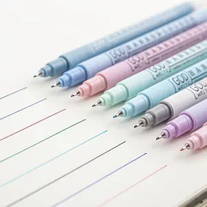 8/16 Pack Colorful 0.38mm Fiber Tip Gel Pens, Art Pen, Smooth Writing Pens for Notes, Marking, Journals, Handwriting, Sketching Supplies