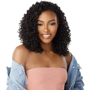 Sensationnel Curls Kinks & Co Textured Clip-Ins 9 PCS Hair Pieces - CURL CRUSHER 10"