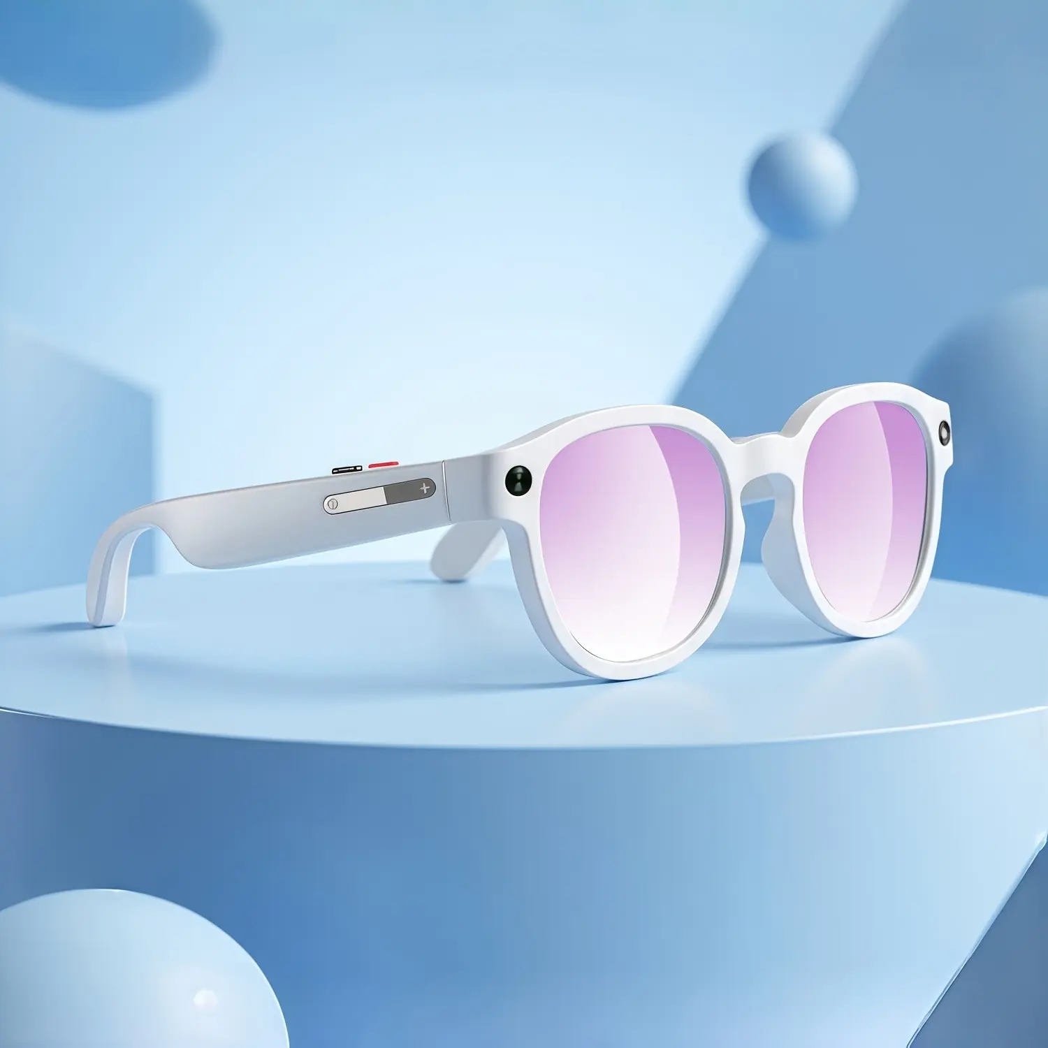 Smart camera glasses, Multifunctional smart glasses, Wearable Tech Glasses, with 1080P high-definition video recording, AI, voice recording, call and music playback, real-time translation, and image recognition, suitable for meetings, learning, and travel