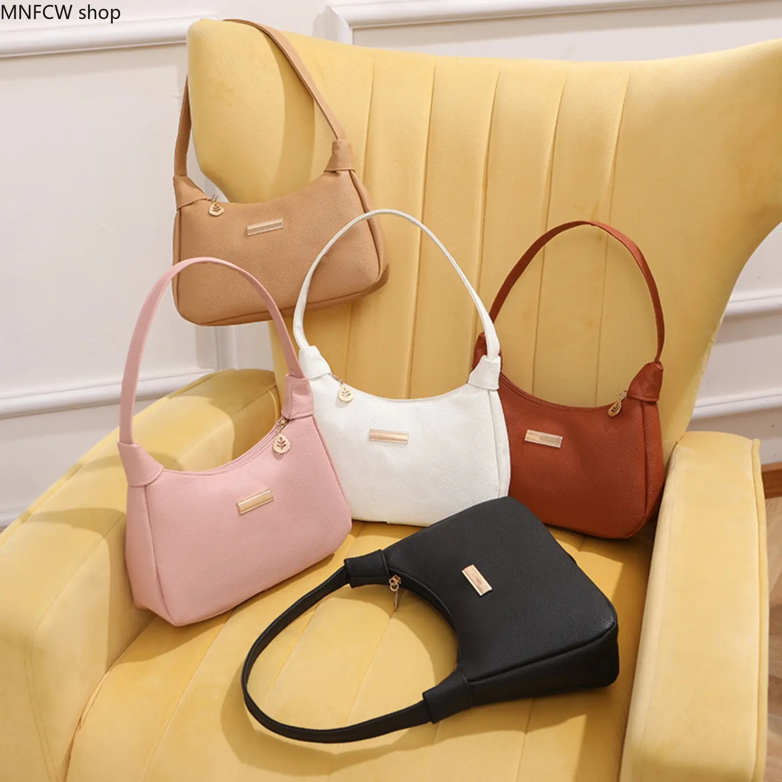 2026 Viral Women's Versatile Underarm Shoulder Bag - High-End Chic Single Shoulder Purse, Minimalist Fashion Small Axillary Daily Elegant Handbag (Camping & Hiking Compatible), Purse Shoulder Bag