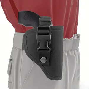 Belt Clip Revolver Holster Draw Outside The Waistband Holster Fits .22 .38 .357 J Frame Snub Nose 2" Revolvers