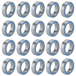20 x Bearing 6700-2RS High Quality Blue Miniature Sealed Deep Groove Ball Bearing, 10x15x4mm, Durable, Easy Installation & Replacement, Economic and Standard for Household Appliance Parts & Accessories