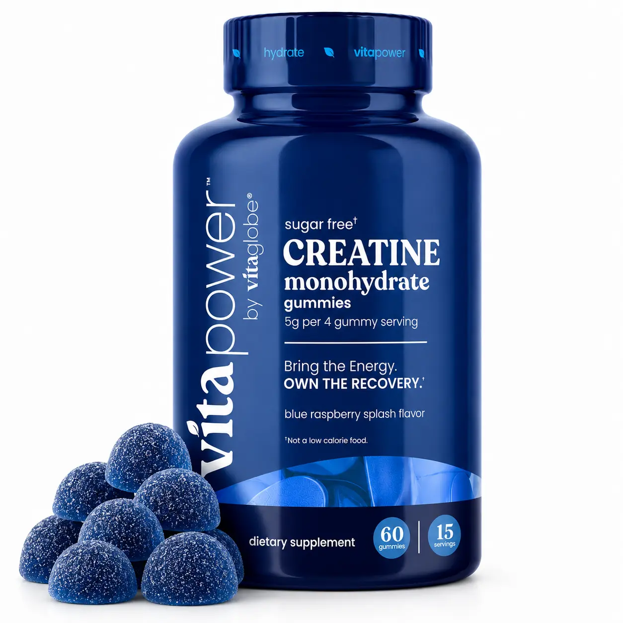 Sugar-Free Creatine Gummies - Blue Raspberry
