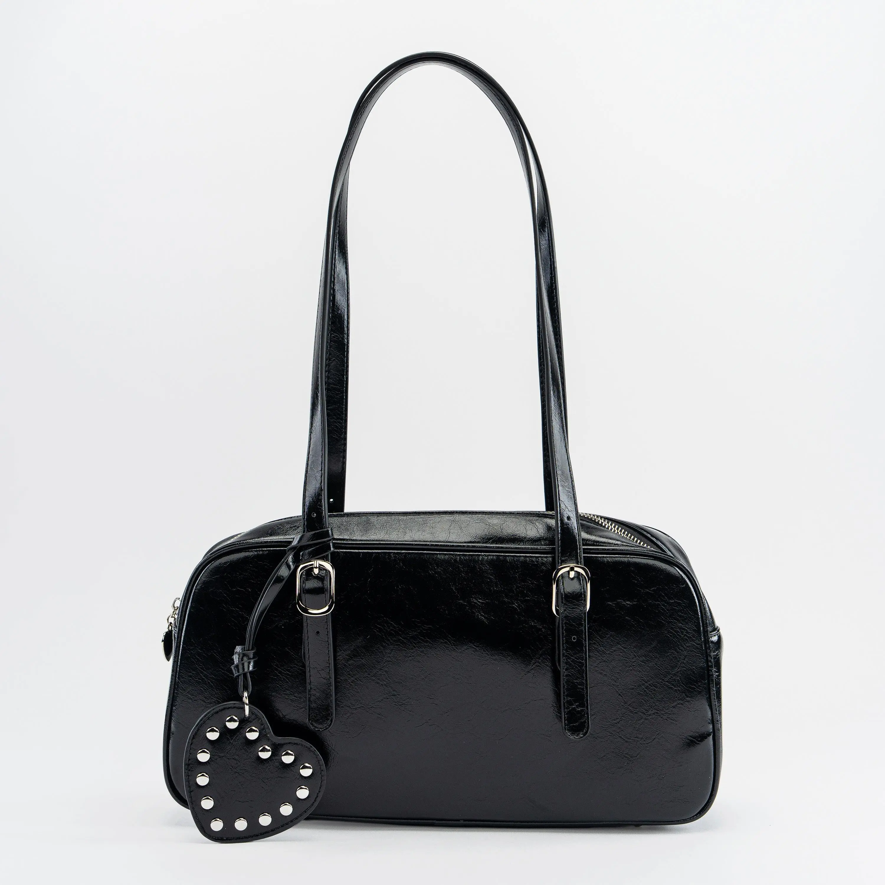 Onyx Bowler Shoulder Bag