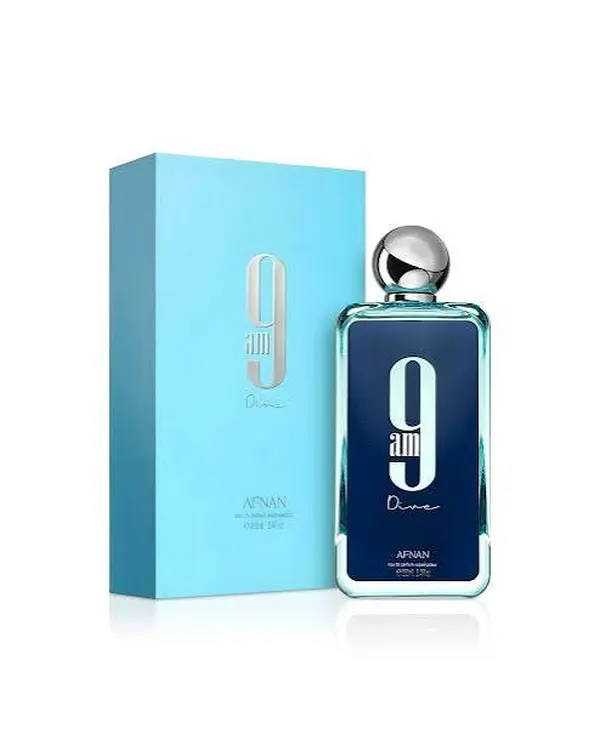 Afnan 9am Dive for Men Eau de Parfum Spray, 3.4 Ounce
