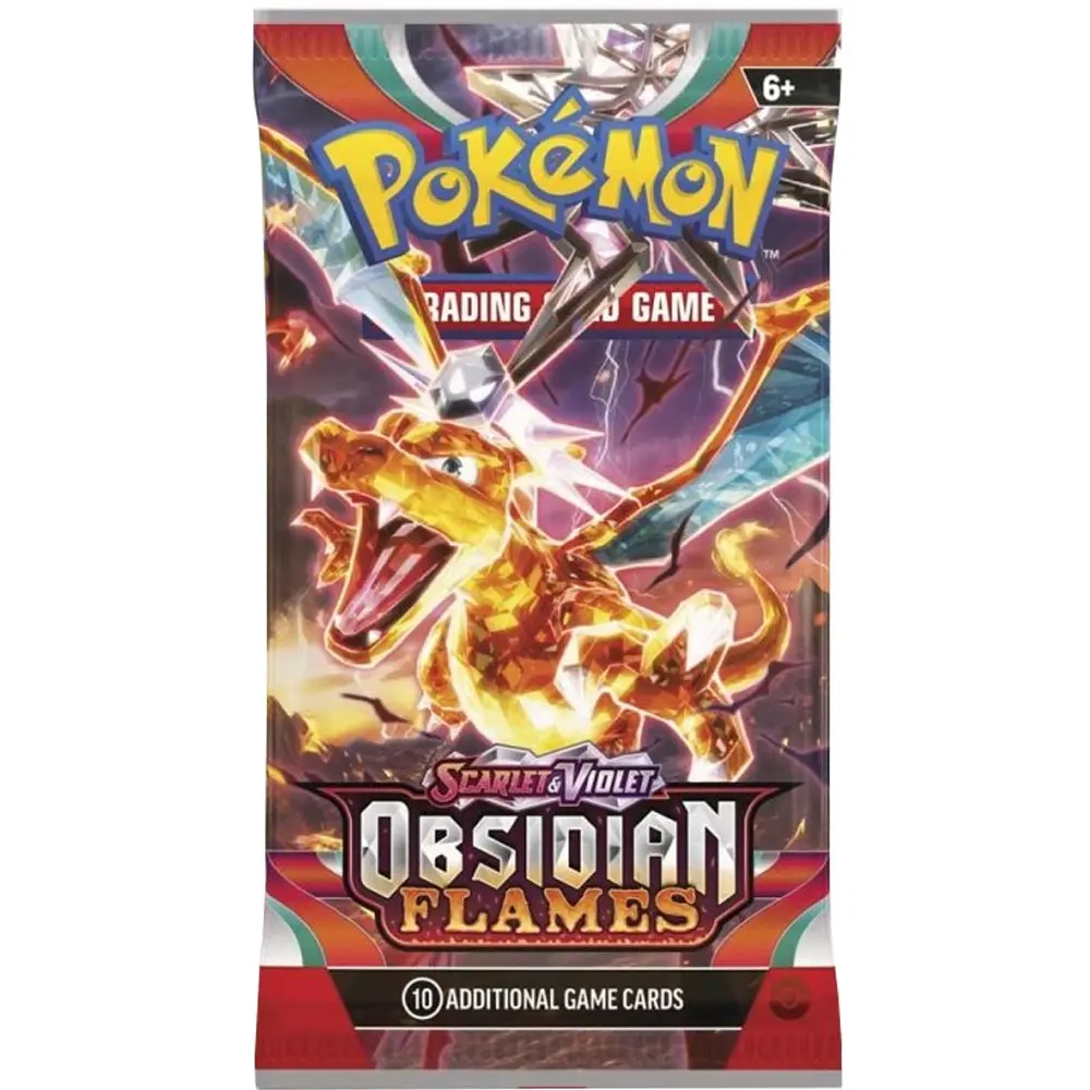 Pokemon Obsidian Flames Booster Pack (10 Additional Trading Cards)