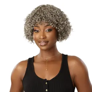 Outre Human Hair Wig Fab N Fly Gray Glamour HH-Randy