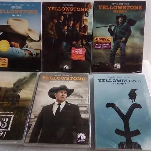 Yellowstone: The Complete Seasons 1-5 + 1883 DVD Series Set - Region 1, English Language, No Age Restriction, Fast Delivery, DVD Video