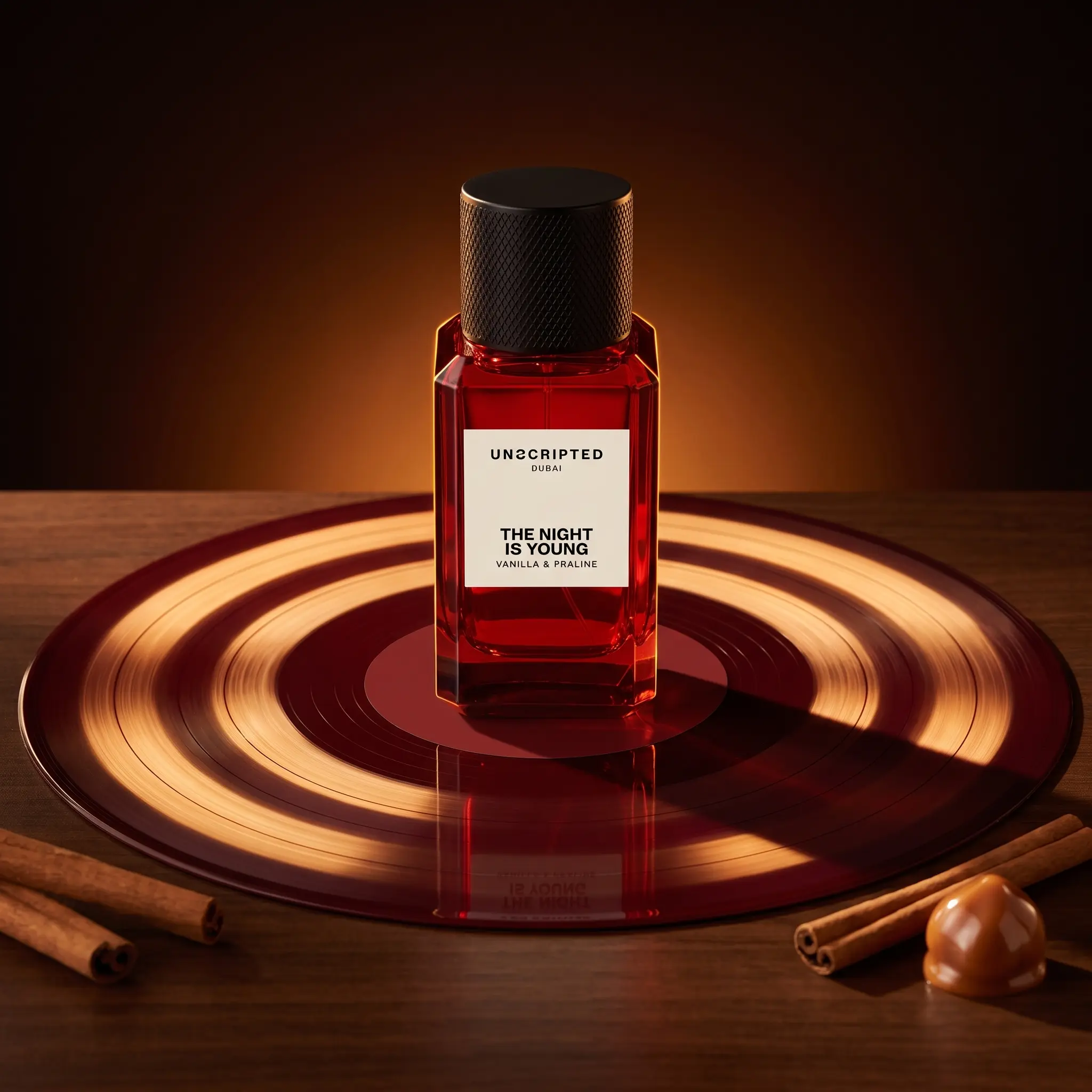 Unscripted The Night Is Young - Bold, Long-Lasting Perfume For Men And Women - Spicy-Sweet Women Perfume with Notes of Cognac and Vanilla - 1.7 oz