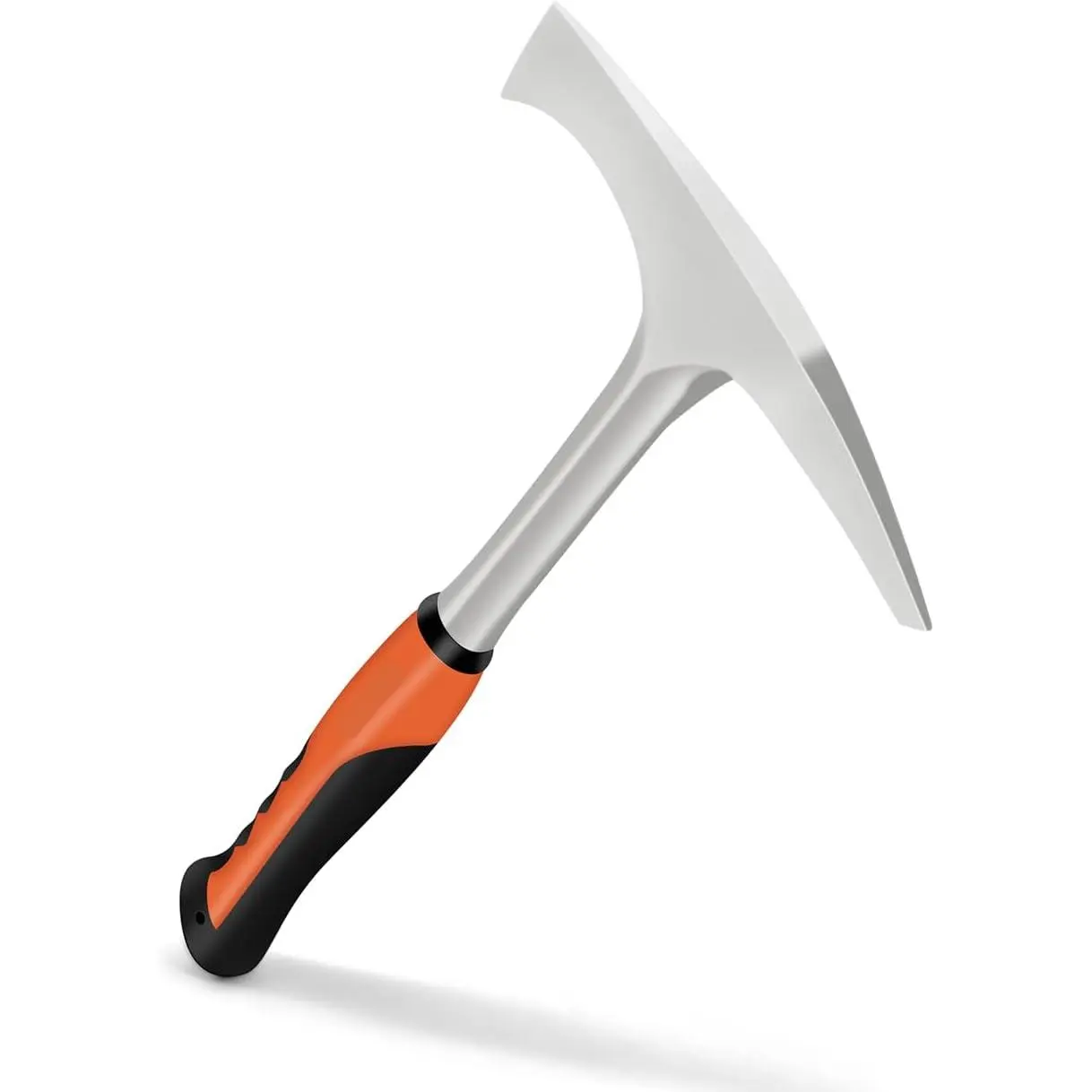 28 oz Forged Steel Welding Chipping Hammer - Durable Slag Remover with Comfortable Rubber Handle, Shock-Reducing Grip, Point/Chipping Tool, Reduces Impact Vibration by 70% for Mechanics, Blacksmiths, High-Quality Slag Remover, Metalworkers