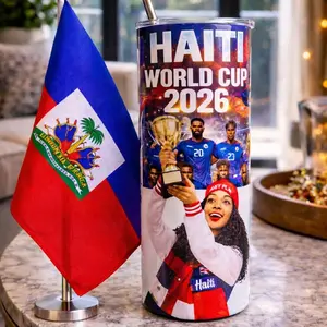 Custom Haiti Soccer Tumbler – Personalized Gift