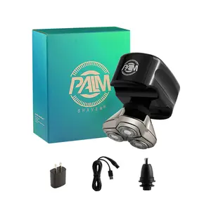 Palm Head & Face Shaver | USB charging cable included