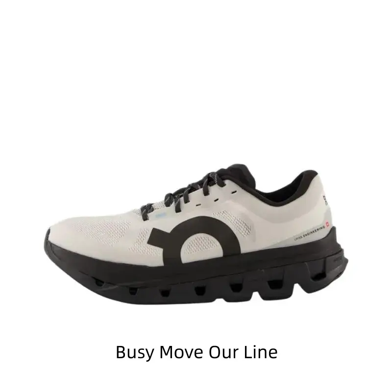 Cloud Cushion Hollow Thick Sole Athletic Trainers White Black Breathable Mesh Fabric Upper Non-Slip Hollow Outsole Lightweight Lace-Up Sneakers for Men and Women