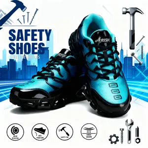 Arisic Steel Toe Shoes for Men & Women Lightweight Breathable Safety Sneakers Composite Toe Indestructible Outdoorfun