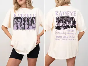 Katseye 2 Sided Shirt, Katseye Kpop Shirt, Katseye Beautiful Chaos Shirt, Kpop Music Fan Gifts, Katseye Girls Shirt