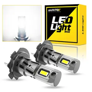 AUXITO H7 LED Headlight Bulb 18000LM 600% Brighter, H7 Headlight Bulb,6500K Cool White, 1:1 Size No Adapter Required, Pack of 2